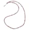 Colier Aventurin rosu discuri fatetate 3mm si argint 925