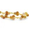 Colier confectionat manual pe snur cu Calcit galben sfere, 8mm, imagine 2