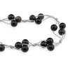 Colier confectionat manual pe snur cu Obsidian auriu sfere, 8mm, imagine 2