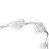 Colier confectionat manual pe snur cu Onix alb mat sfere, 8mm, imagine 2