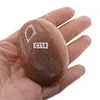 Palm stone Piatra Lunii piersica C114, 96g, imagine 3