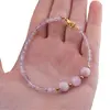 Bratara Kunzit sfere 8mm si Ametist lavanda sfere 3mm, imagine 4