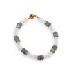 Bratara Labradorit rondele 6mm si Piatra lunii sfere 4mm