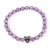 Bratara pe elastic Ametist sfere 6mm cu element tigru in cutie cadou, imagine 3