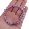 Bratara pe elastic Ametist sfere 6mm cu element tigru in cutie cadou, imagine 4