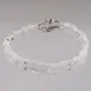 Bratara Piatra Lunii turmalinata neuniforma 5-8mm si sfere 3mm, imagine 3