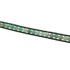Bratara wrap tripla Crisopraz sfere, 4mm, imagine 4