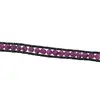 Bratara wrap tripla Rubin sfere fatetate, 3mm, imagine 4