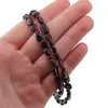 Colier Granat neuniform 6-10mm si sfere 3mm, imagine 4