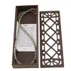 Colier Jad discuri 4mm cu elemente aurii in cutie cadou, imagine 2