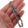 Colier Labradorit neuniform 6-9mm si sfere 3mm, imagine 4