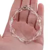 Bratara Cristal de stanca triunghi 10mm si Piatra lunii sfere 3mm, imagine 4