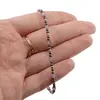 Bratara Pirita sfere fatetate 2mm si Ametist sfere fatetate 3mm cu argint 925, imagine 3