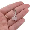 Pandantiv Cristal de stanca sfere fatetate 6-7mm si disc fatetat 12mm, imagine 4