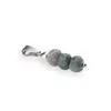 Pandantiv Jad Serpentin discuri fatetate, 6-7mm, imagine 2