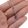 Pandantiv Safir banuti fatetati 4mm, imagine 4