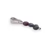 Pandantiv un Rubin si doua Safire, banuti fatetati 4mm, imagine 2