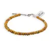 Bratara Jasp Bumble bee discuri fatetate 4-5mm si argint 925, imagine 2