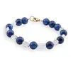 Bratara Kianit sfere 8mm si Cristal de stanca neregulat 7-9mm, imagine 2