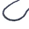 Colier Safir discuri fatetate 3-4mm si argint 925, imagine 2