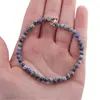 Bratara Lapis lazuli deschis sfere 4mm, imagine 3