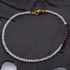 Bratara Mix Berile si Granat Rhodolit cu bumbi aurii, 2mm, imagine 2
