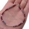 Bratara Safir si Granat discuri fatetate 3mm si Rubin sfere fatetate 2mm cu Argint 925, imagine 3