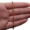 Bratara Smarald discuri fatetate 2mm si Coral natural sfere fatetate 3mm cu Argint 925, imagine 3
