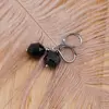 Cercei cu agatatoare Onix fatetat 10mm, imagine 3