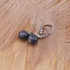 Cercei cu agatatoare Safir sfere 10mm, imagine 3