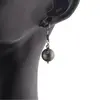 Cercei cu agatatoare Serafinit sfere 10mm, imagine 2