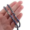 Colier Lapis lazuli deschis sfere 4mm, imagine 3