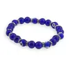 Bratara Feng Shui pe elastic sfere cu Ochi protector albastru, imagine 2