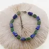Bratara Jad neuniform 9-11mm si Lapis Lazuli fatetat 8-10mm, imagine 2