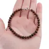 Bratara Obsidian mahon sfere 5mm, imagine 3
