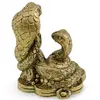 Statueta Feng Shui cu trei Serpi pentru activarea energiei Kundalini - 5,5cm, imagine 2