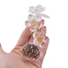 Statueta flori de mar din sticla transparenta si multicolora, 12cm, imagine 4