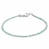 Bratara Amazonit verde sfere fatetate, 2mm, imagine 2