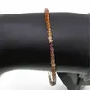 Bratara Safir multicolor degrade discuri fatetate, 3mm, imagine 3