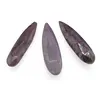 Briolete fatetate Anhydrite madagascar - Long Teardrop, 3 buc