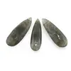 Briolete fatetate Cuart Garden - Long Teardrop, 3 buc