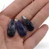 Briolete fatetate Sodalit A+ - Long Teardrop, 3 buc, imagine 3