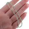 Colier Amazonit verde sfere fatetate, 2mm, imagine 4