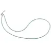 Colier Amazonit verde sfere fatetate, 2mm