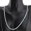 Colier Larimar discuri fatetate, 3mm, imagine 2