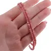 Colier Rodonit roz A+ discuri fatetate, 3mm, imagine 4