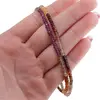 Colier Safir multicolor degrade discuri fatetate, 3mm, imagine 4