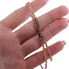 Colier Turmalina multicolora degrade sfere fatetate, 2mm, imagine 4