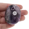 Fluorit, palm stone unicat, G20, imagine 3