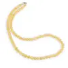 Set colier si bratara Calcit galben sfere, 6mm, imagine 2